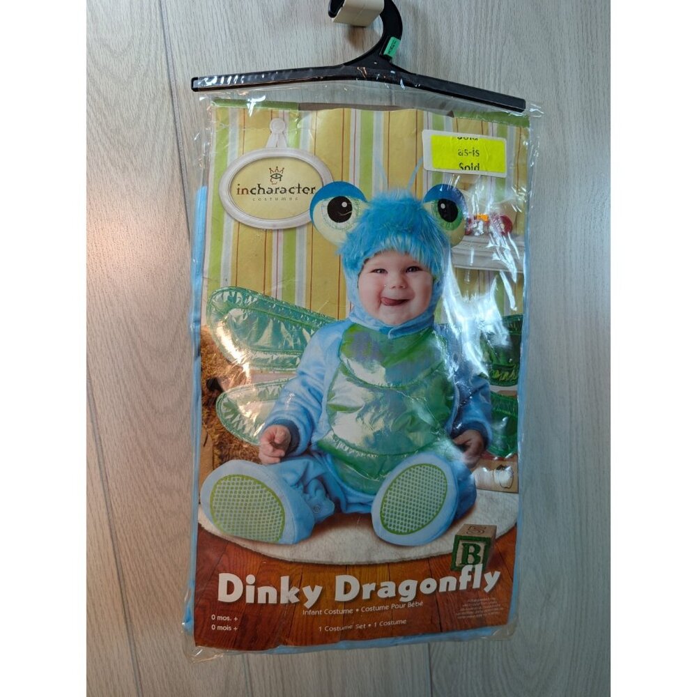 Incharacter Dinky Dragonfly Infant Costume 12-18 Months Halloween Trick Treat